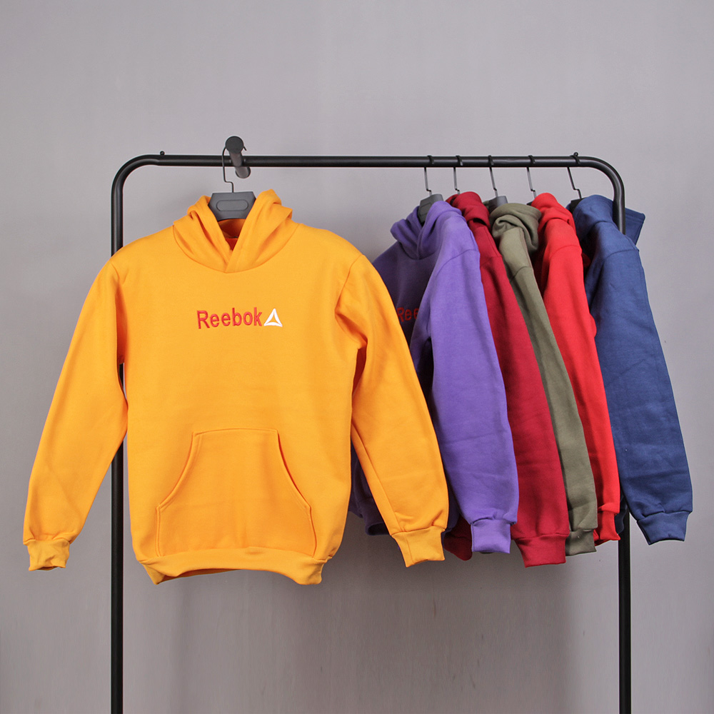 هودی مدل Reebok زرد